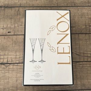 Brand New Lenox Toasting Champagne Flutes